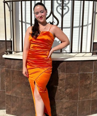 Vestido Alexandra - Naranja