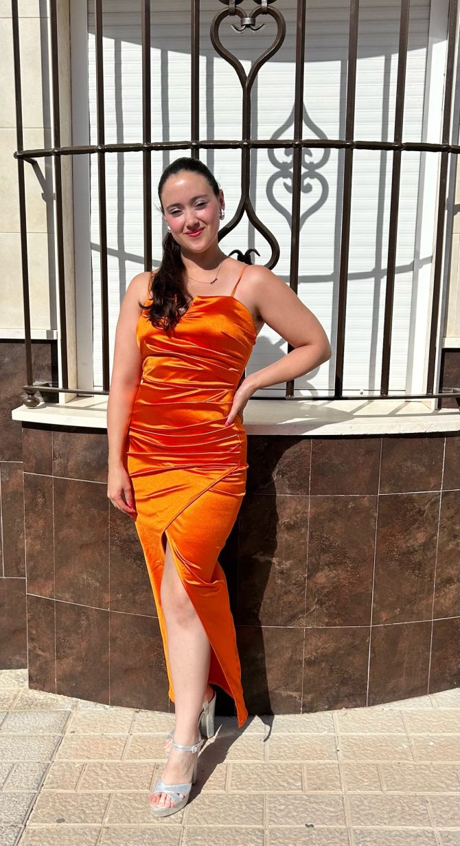 Vestido Alexandra - Naranja