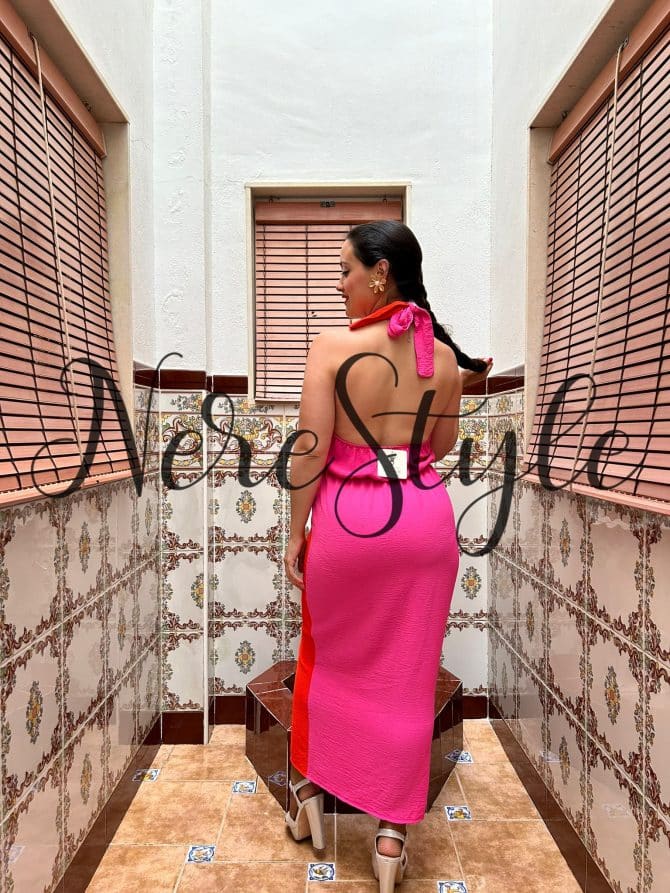 Vestido Inma - Rosa